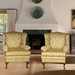 Chairs, Queen Anne Wing Style