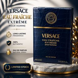 🏷️ TITLE:  Versace Eau Fraiche Extreme 100ml Men Cologne New Authentic