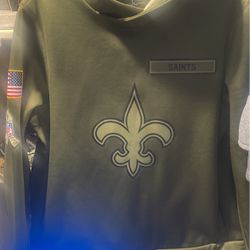 SAINTS NFL NEW ORLEANS L.A  Football Cameo  Jersey Hoodie