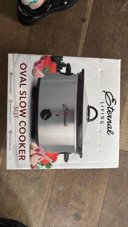 Oval slow cooker