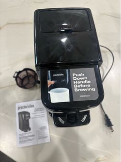 New single serve coffee maker