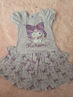 Girls sanrio set size 6x