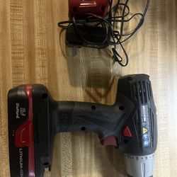 Craftsman Drill With Battery And Charger