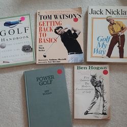 Golf Book Collection starting at $5
