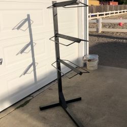 Saddle Rack ( 3 Racks) new 5 Ft Tall Heavy Duty Metal