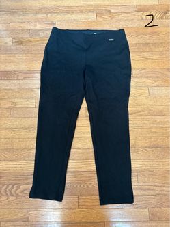 Women’s Rafaella Black Pants-Size XL