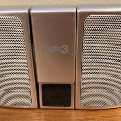 Logic3  I-Station Traveler IP102 Speakers for iPod iPhone MP3 Players Works!