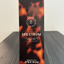 Spectrum 3 Piece Make Up Brush Kit Set