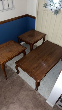 Oak End tables