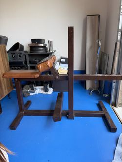 Seated Calf Raise Machine (Heavy Duty, Plate Loaded) + 50 lbs weights