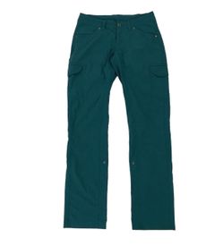 Kuhl Horizn Cargo Pants Womens 0 Green Hiking Outdoors Fishing Straight Leg