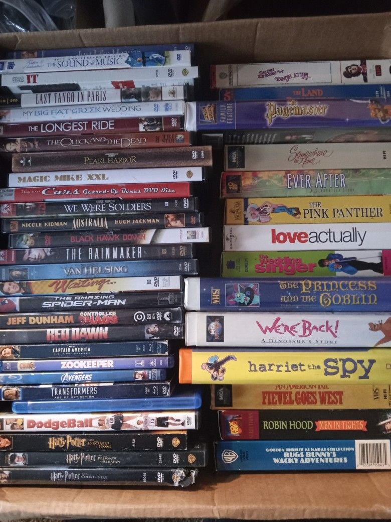 All Kinds Of DVD And VHS DEALS
