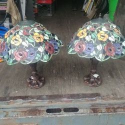 2 Tiffany Style Lamps