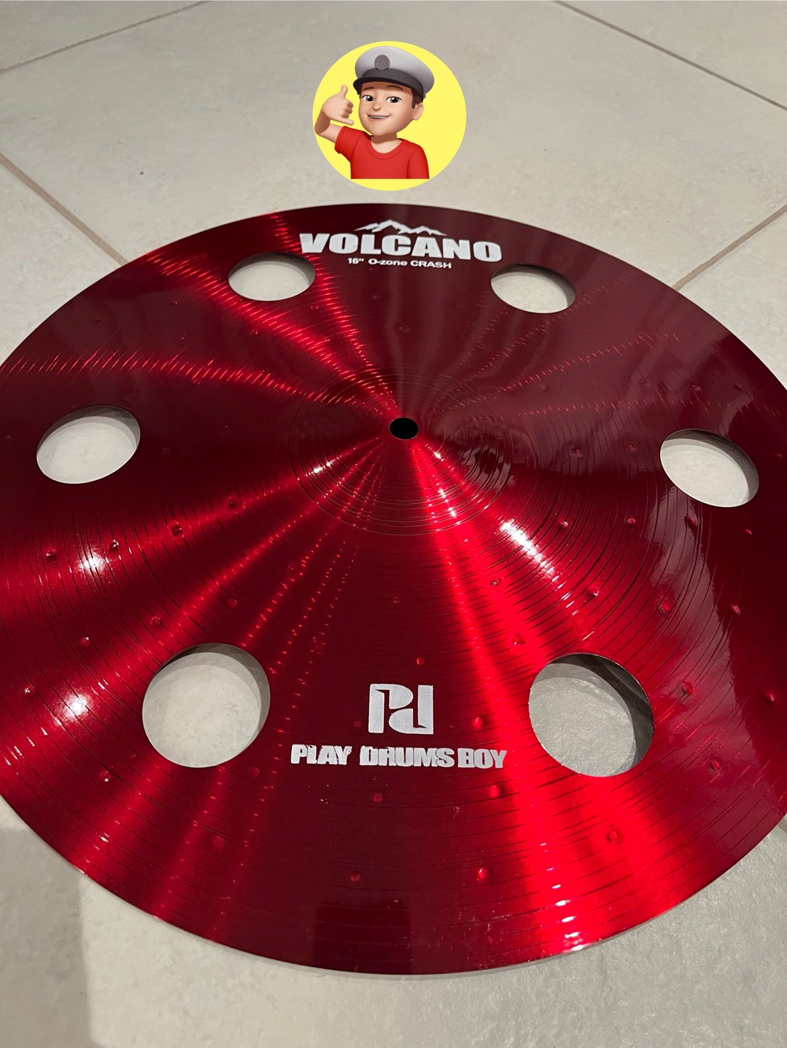 π₯ New 16β Trash Crash Cymbal For Drum Set