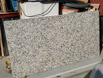 33-1/4" x 63-1/4" x 3/4" Granite Slab Countertop