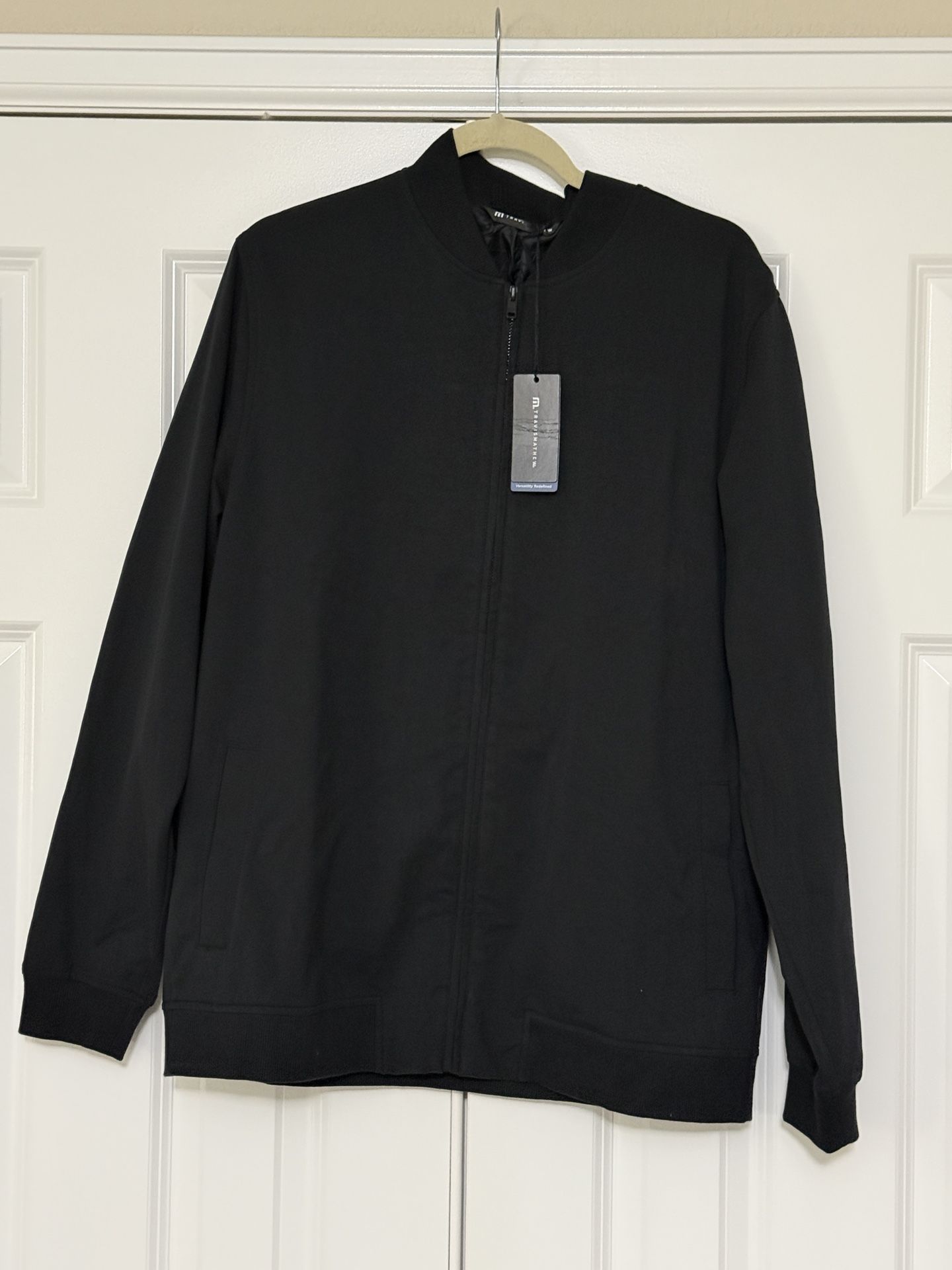 TRAVIS MATHEW StretchKnit Golf BOMBER JACKET men’s LARGE NEW w/ TAGS