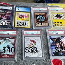 Pokémon, Yu-Gi-Oh,one piece,and Disney cards for sale
