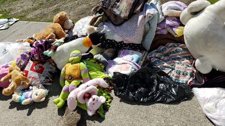 Stuffed animals galore