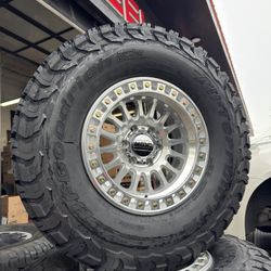 ^^Package Deal^^ KMC IMS 17x8.5 -10 6x5.5 6x135 W/ 315/70/17 BFG K03s 