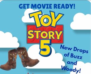 Disney Toy Story Western Boots Size 11