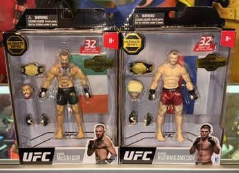 UFC Ultimate Series 1 Limited Edition Conor McGregor and Khabib Nurmagomedov 6” Action Figure 32 POA New NRFB MISB