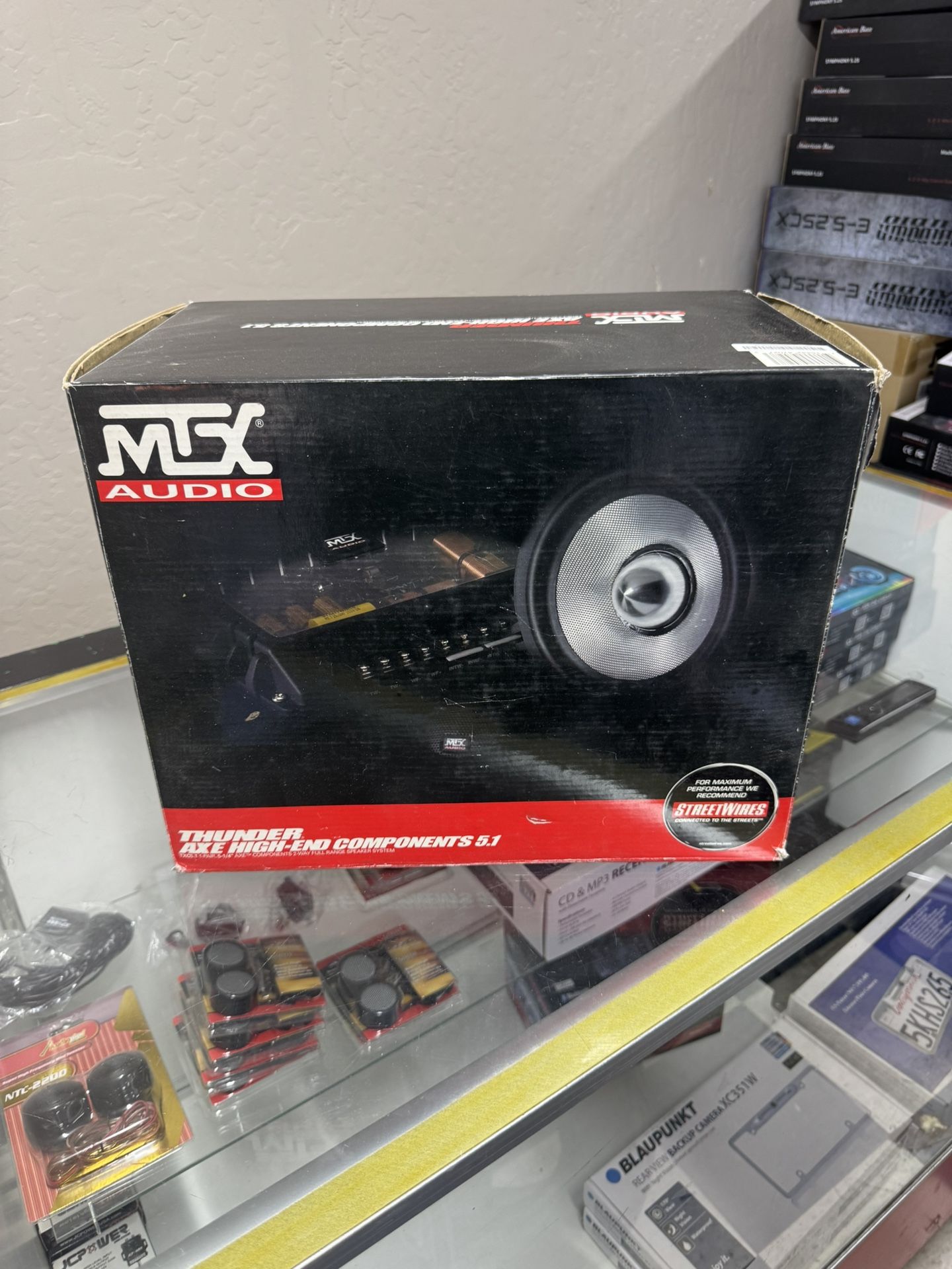 Mtx Car Audio. Thunder Axe High End Car Stereo Component Speaker 5 1/4 Inch
