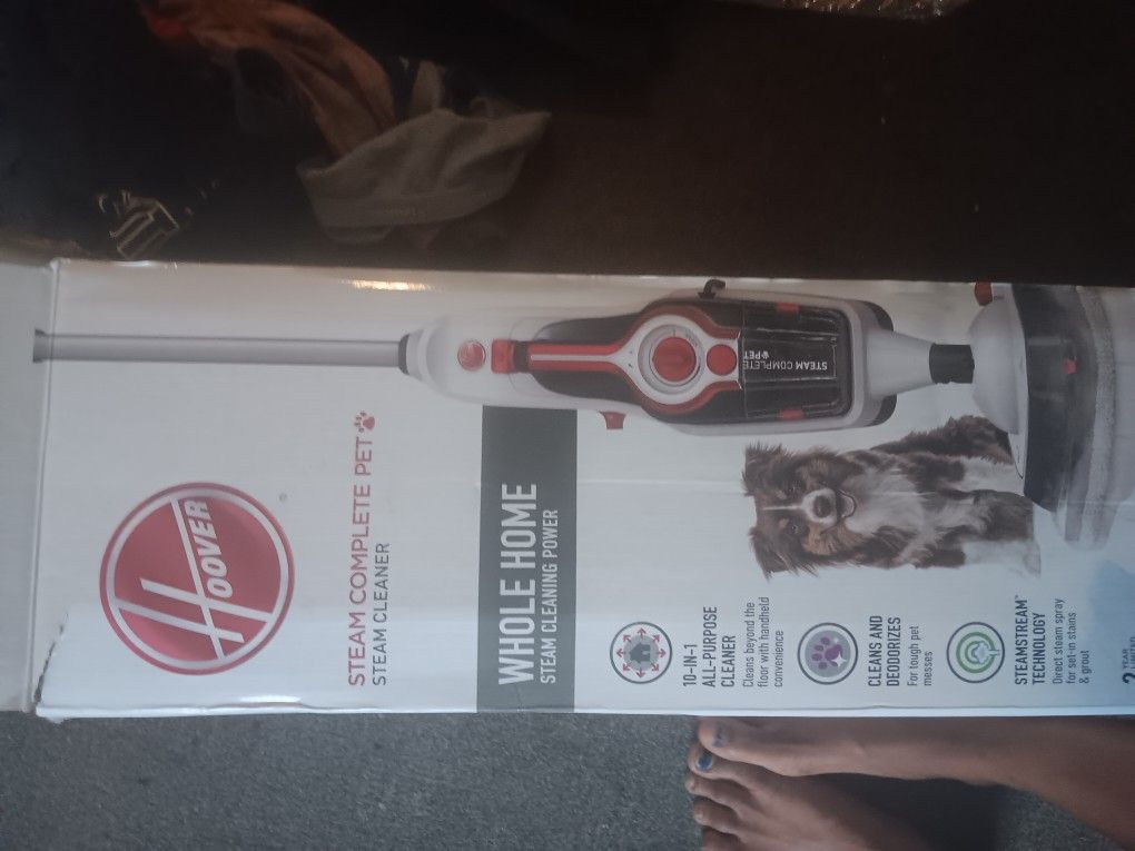 Brand new HOOVER STEAM CLEANER  COMPLETE PET STEAMER KIT WITH ALL THE PIECE