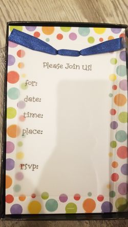 Party invitations