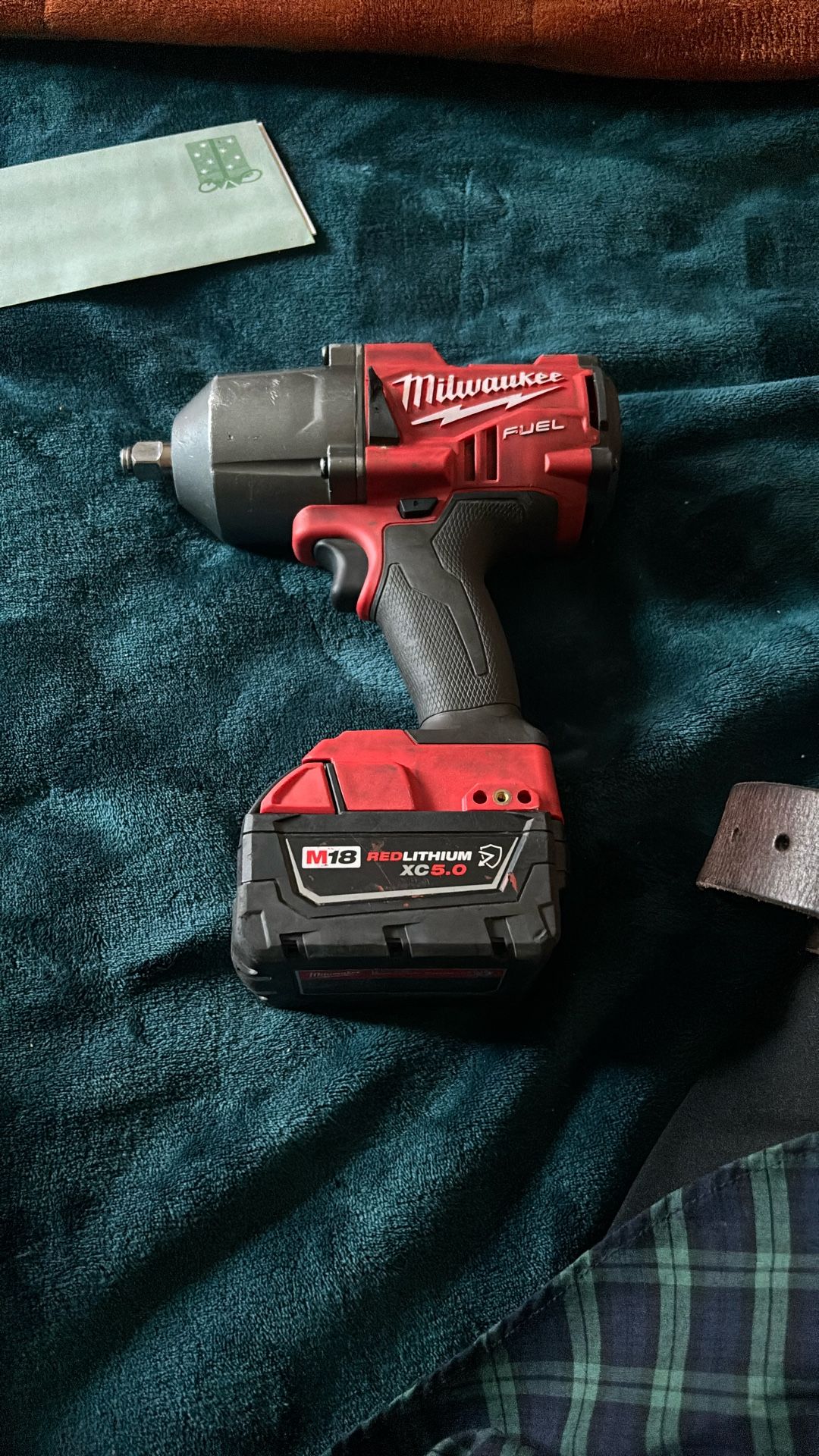 MILWAUKEE Impact Wrench: 3/4 in Drive Size, 1,200 ft-lb Fastening Torque, Brushless, 18 V DC Volt