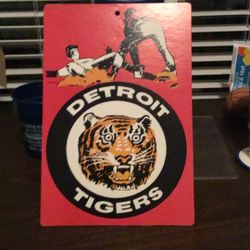 1973 Detroit Tigers Fleer Big Sign