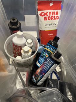 Coral Aquarium Chemical and Bacteria Stabilization