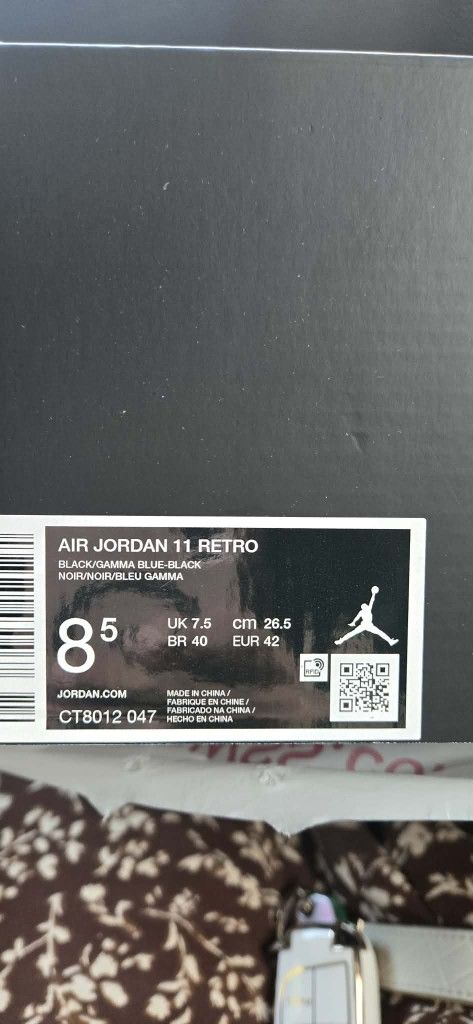 New Jordan Gamma Blue 11s