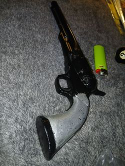 Cast aluminum prop gun vintage