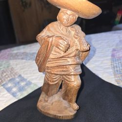 Nice HAND Carved Wooden Statue No Flaws