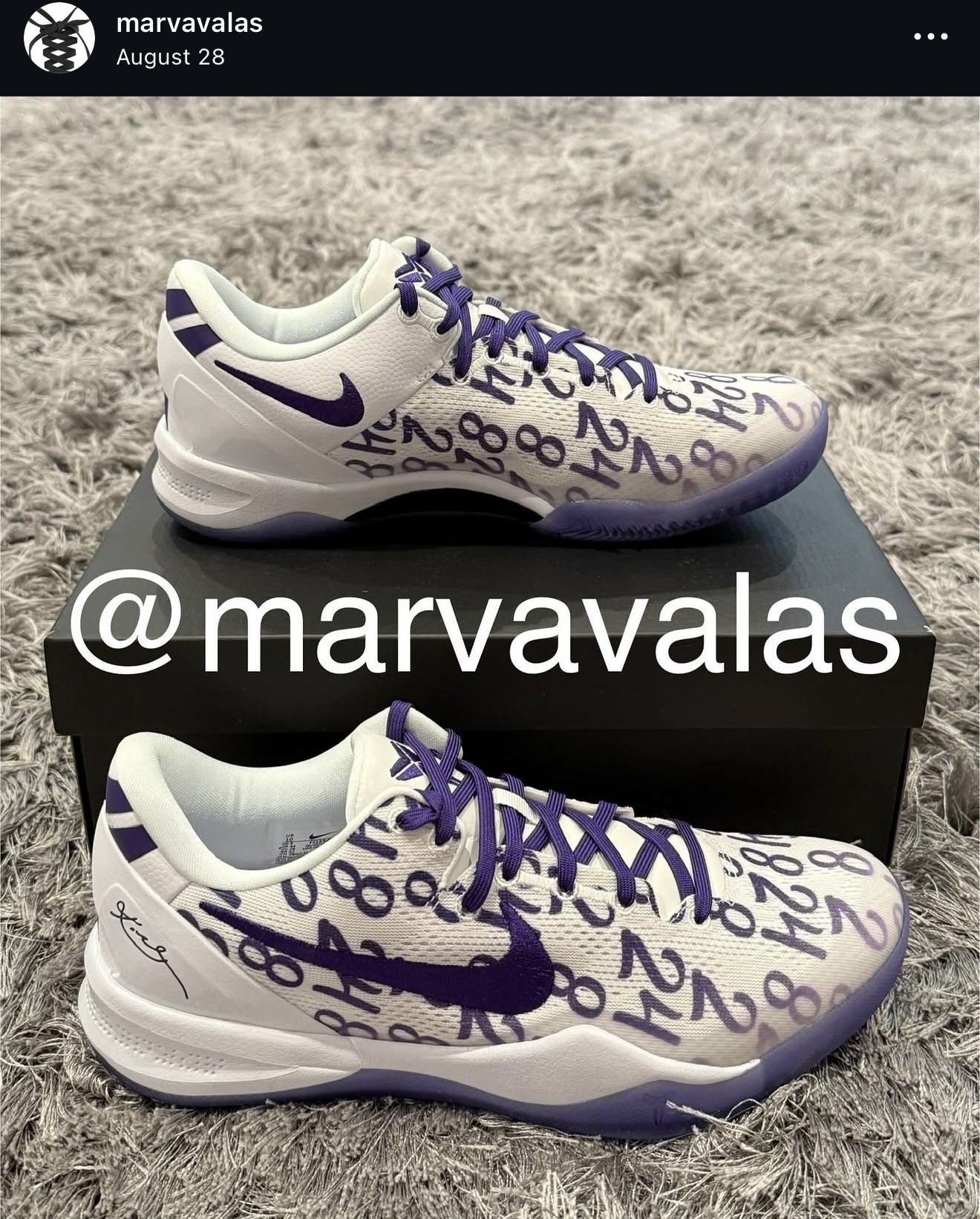 Kobe 8 Protro Court Purple. Mens 10