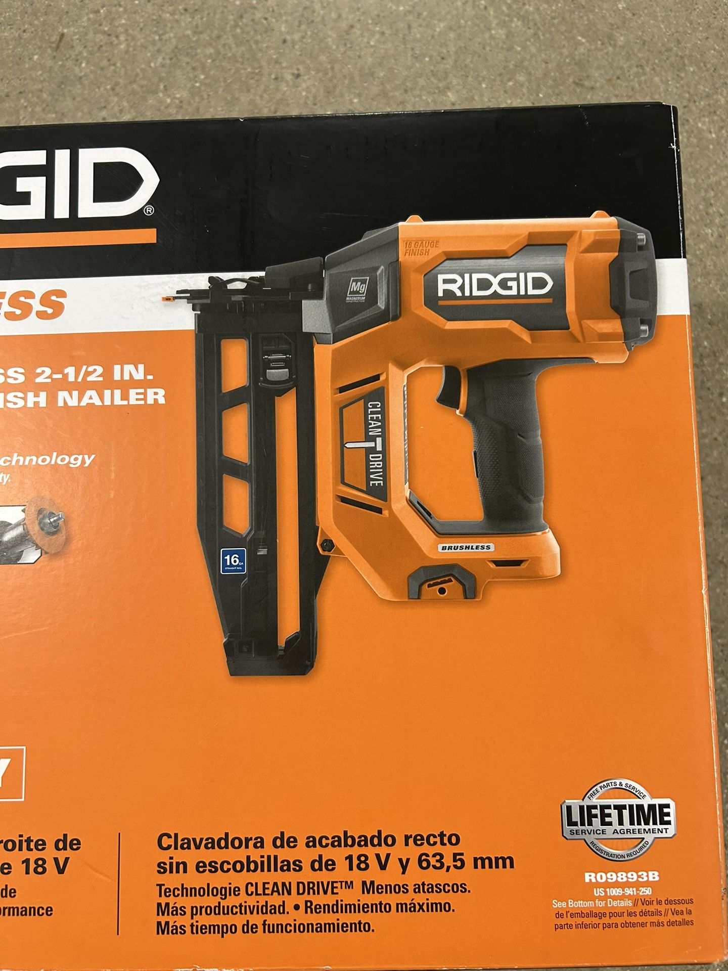 Ridgid 16fa Nailer