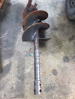 12 inch auger bit with 2 inch round shaft