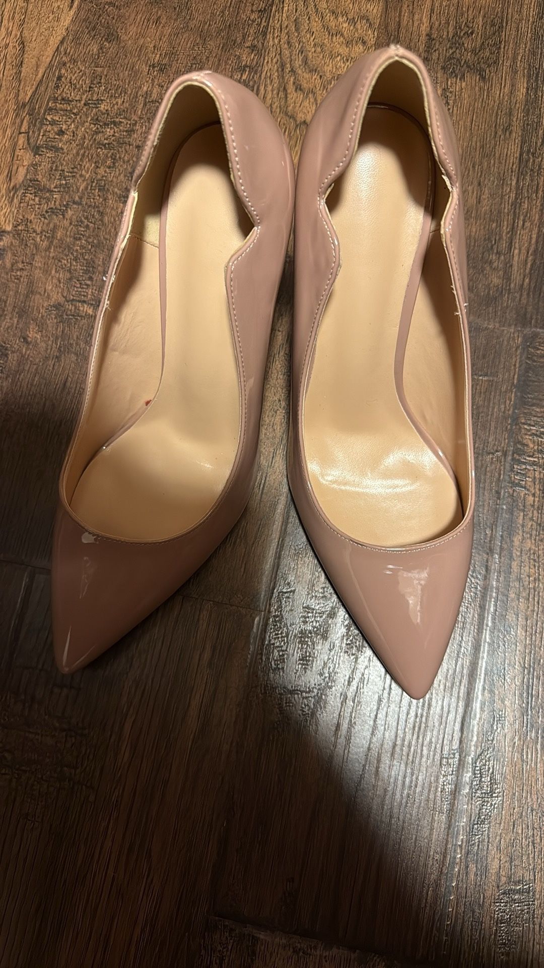 Tan Red Bottoms 8.5