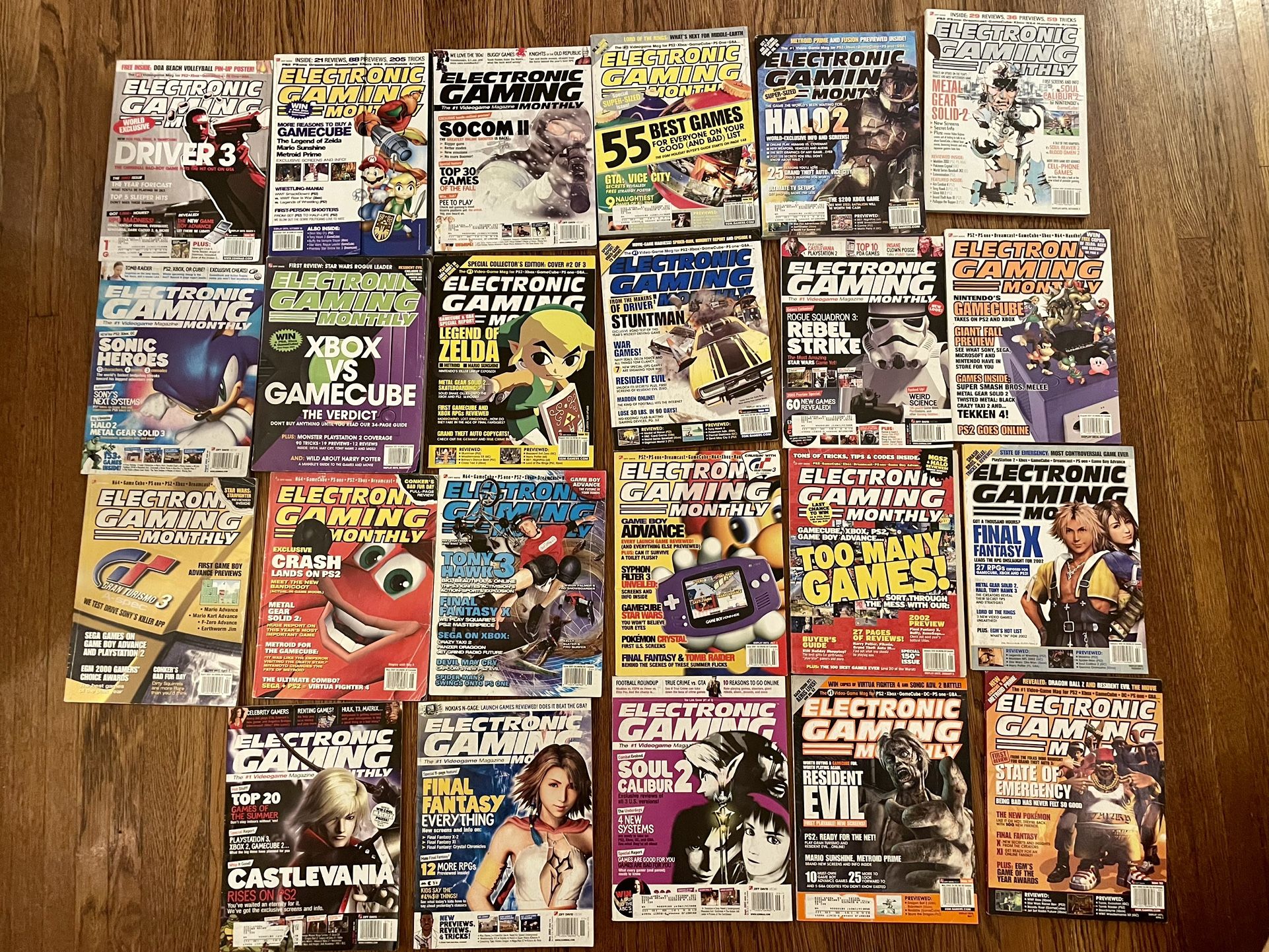 Electronic Gaming Monthly EGM Vintage 21x Magazines Early 2000s