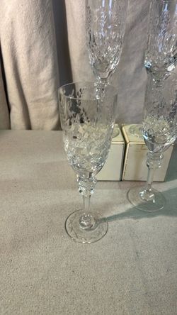 Rogaska Gallia Champagne Flutes