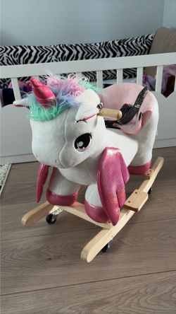 Rocking Unicorn with Wheels
