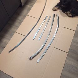 1965-67 Impala Convertible Windshield Moldings 