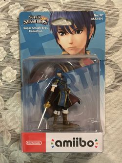 Nintendo Amiibo – Marth #12 Super Smash Bros. Collection – 2014 First Wave EU Version – New & Sealed