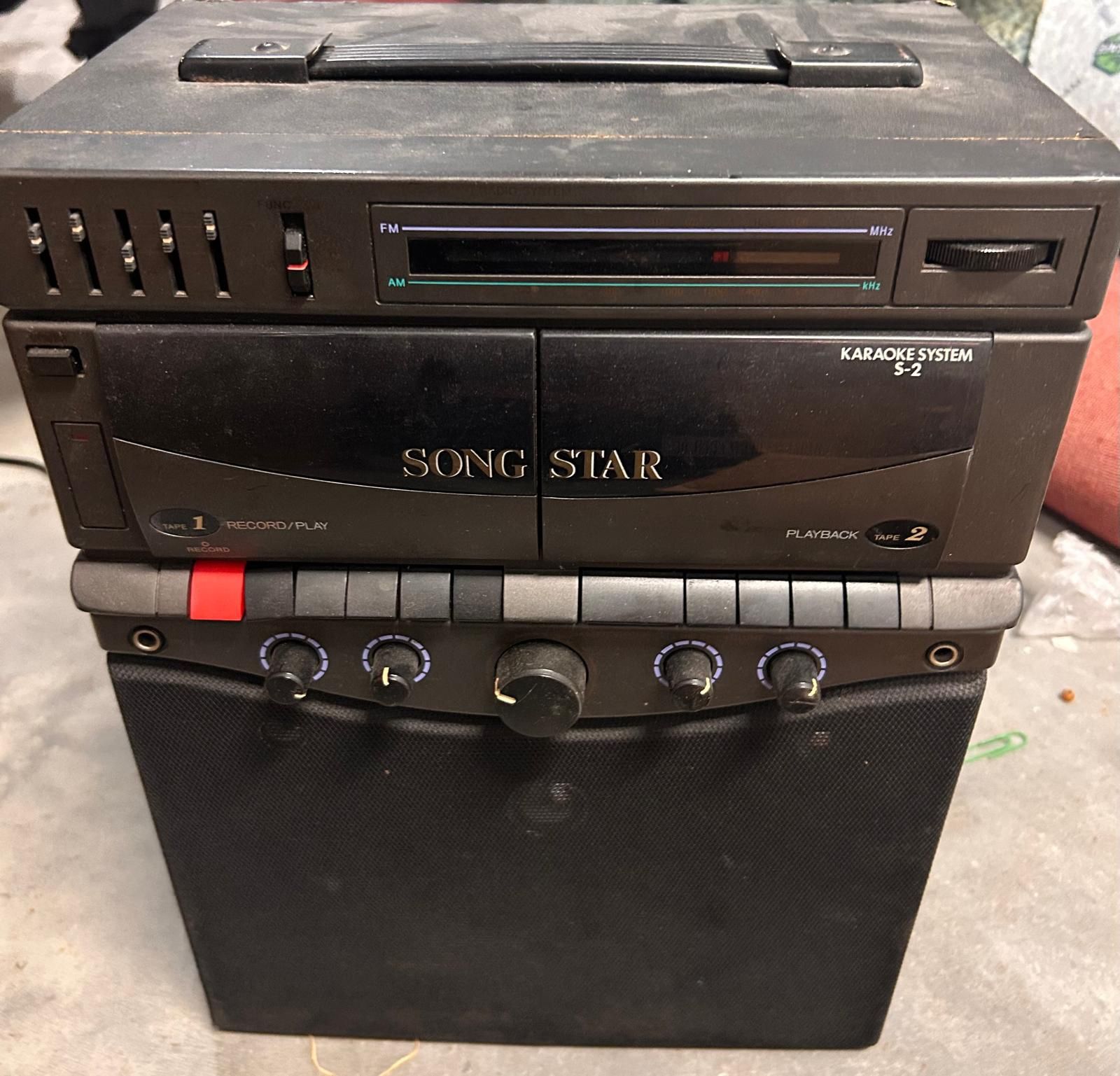 Casio Song Star Karaoke System S-1 Cassette Player