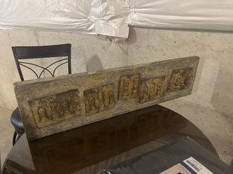 Unique, one of kind- art chess in concrete
