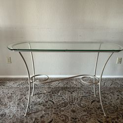 Small glass table