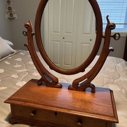 Antique Ladies Vanity Mirror