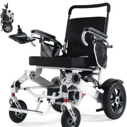 Wheelchair 30+ Miles Extra Long Travel Range,  (with 2 Batteries)