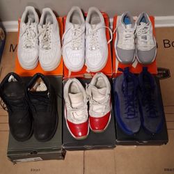 Lot Of Jordan’s, Nike, And Timberlands