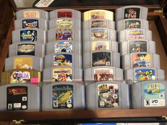 Nintendo 64 games galore!! All authentic cleaned & tested